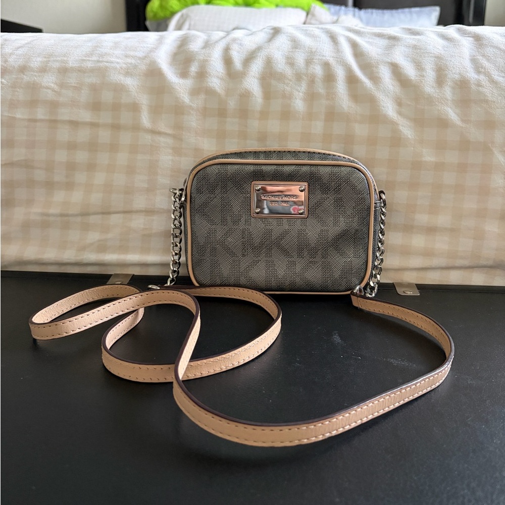 Michael Kors Monogram Crossbody Bag